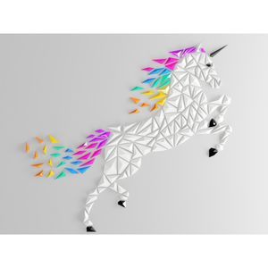 DGEmily Unicorn Wall Art | Large-Scale Wall Decor | Custom Sizes!!